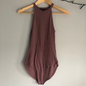 Dusty rose coloured body suit